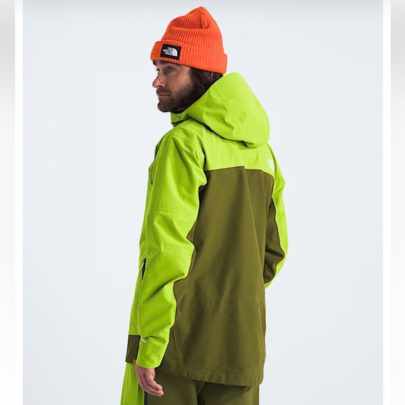The North Face Ceptor Jacket Mens L Dryvent Ski Snowboard Grass/Olive Green‎ - Picture 9 of 10